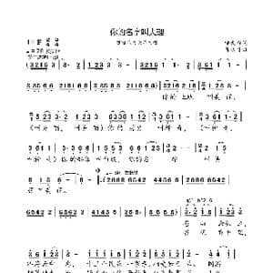 你的名字叫大理_歌曲简谱_词曲:邬大为 陈涤非