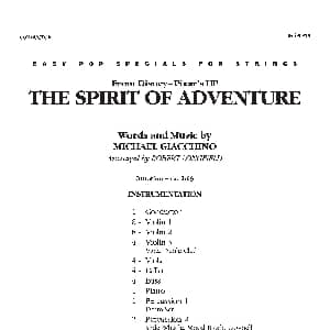 小提琴谱 | The Spirit of Adventure 交响弦乐团总谱