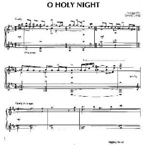 O Holy Night 钢琴谱 美 大卫 兰兹 David Lanz