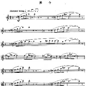 长笛曲谱 | 禁令