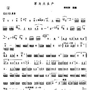 军民大生产 唢呐 钟冬和改编