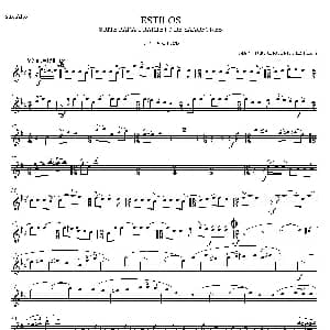 萨克斯谱 | ESTILOS 四重奏中音萨克斯分谱