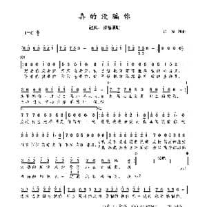 真的没骗你_歌谱投稿_词曲:祁隆 祁隆