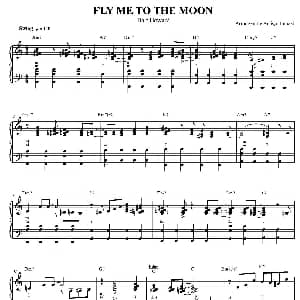 手风琴谱 | FLY ME TO THE MOON 带我飞向月亮 爵士手风琴 ​Arrigo Tomasi 阿里戈托马斯