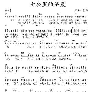 青春里_歌曲简谱_词曲:杨萌 艺博