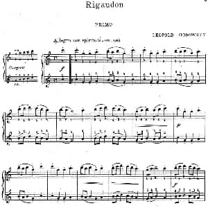 7 Ancient Dances 4H 四手联弹 钢琴谱 里奥鲍尔德 戈多夫斯基