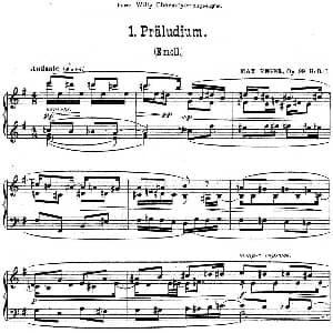 6 Preludes and Fugues Op.99 钢琴谱 马克斯 雷格