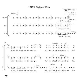 I Will Follow Him合唱谱_歌曲简谱