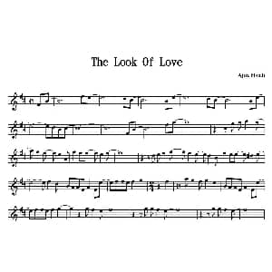 萨克斯谱 | The Look Of Love