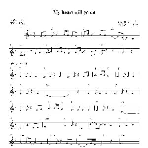 电子琴谱 | My heart will go on 我心永恒 张䶮焱编配版 张䶮焱