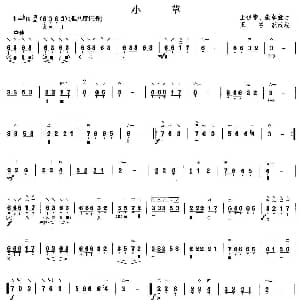 柳琴考级曲目二级 小草