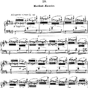 50首车尔尼Op.740钢琴手指灵巧技术练习曲 钢琴谱 车尔尼