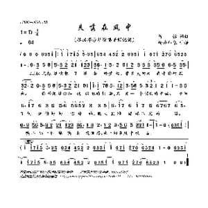 失落在风中_歌曲简谱_词曲:陈怡 陈怡