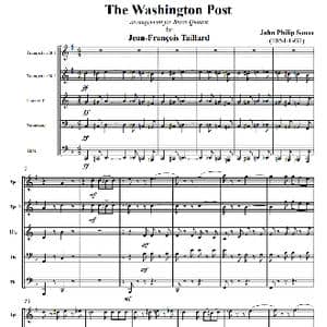 苏萨 华盛顿邮报_歌谱投稿_词曲: 约翰 菲利浦 苏萨