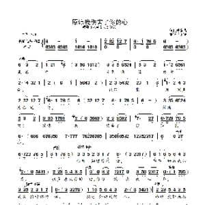 原谅我伤害了你的心_歌曲简谱