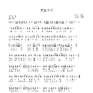 真情永存_歌谱投稿_词曲:诚佳 诚佳