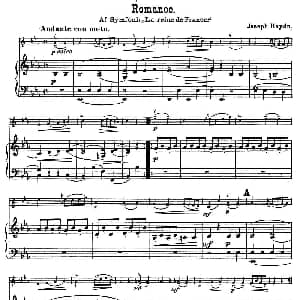 小提琴谱 | Romance. 小提琴 钢琴伴奏