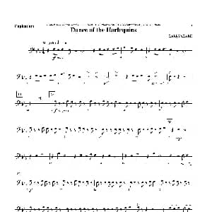 Dance of Harlequins 次中音号分谱