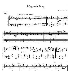 Magnetic Rag 钢琴谱 斯科特 乔普林