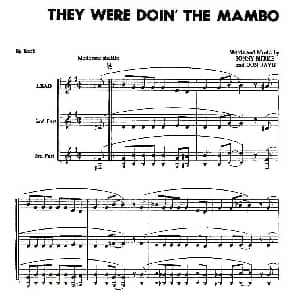 萨克斯谱 | THEY WERE DOIN THE MAMBO