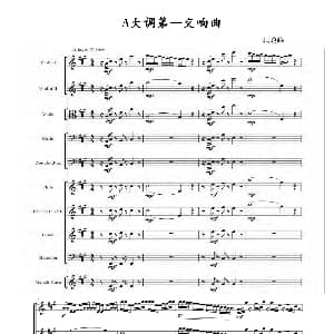 A大调第一交响曲 程峻峰