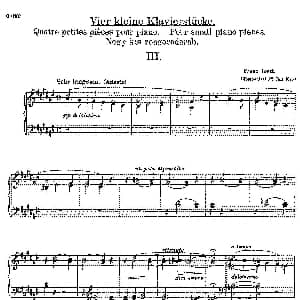 5 Klavierstücke S.192 钢琴谱 弗兰茨 李斯特