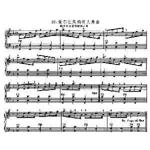 手风琴谱 | 爱尔兰风的双人舞曲