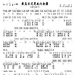 最美的还是我们的新疆C调_歌曲简谱_词曲:赵思思 吾不力.托乎根