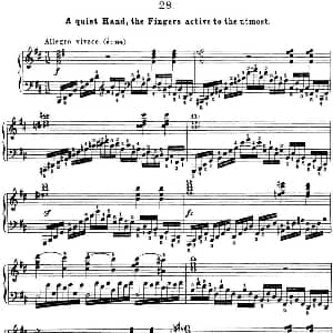 50首车尔尼Op.740钢琴手指灵巧技术练习曲 钢琴谱 车尔尼