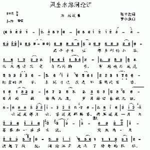 风生水起澜沧江_歌谱投稿_词曲:张立胜 李永康