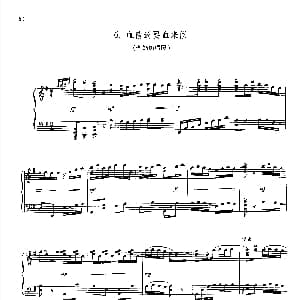 血债还要血来偿 钢琴谱 殷承宗改编