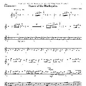 Dance of Harlequins 中音萨克斯分谱