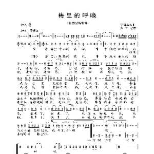 梅里的呼唤_歌曲简谱_词曲:丁建军 丁建军