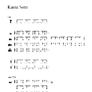 Kassa Soro 非洲手鼓谱