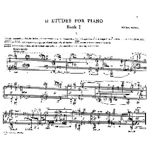 12 Etudes for Piano 钢琴谱 威廉 博尔科姆