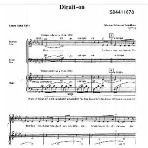 Dirait on合唱谱_歌曲简谱