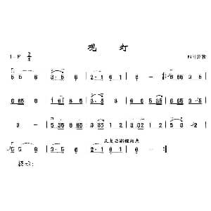 二胡谱 | 观灯