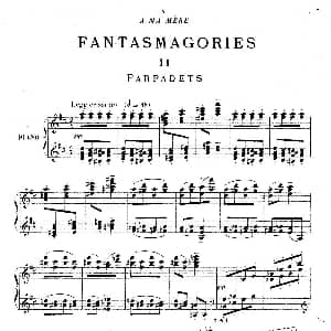 Fantasmagories 钢琴谱 伊西多尔 菲利普