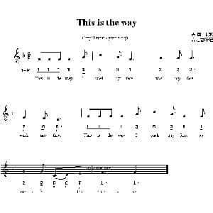 This is the way_外国歌谱