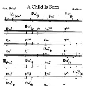A Child Is Born 钢琴谱