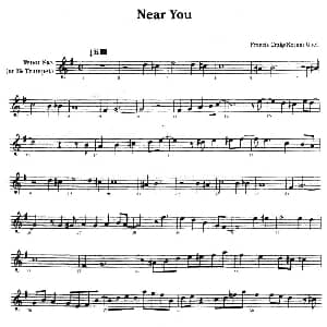 萨克斯谱 | Near You 布伦茨 伦道夫 Boots Randolph