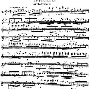 长笛曲谱 | 25首浪漫练习曲作品66号 NO.6 Kohler 柯勒