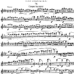 长笛曲谱 | 斯勒新老风格长笛练习重奏曲 第一部分 NO.76 NO.77 Siegfried Thiele S. 斯勒