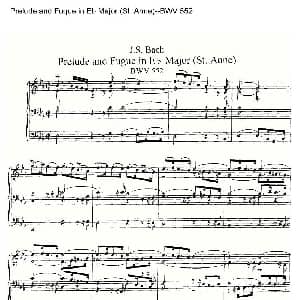 Prelude and Fugue in Eb Major St.Anne BWV 552 管风琴