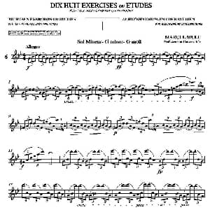 萨克斯谱 | 18 Exercicios ou Estudos de Marcel Mule Enelruy Lira 马瑟 穆勒18首练习曲—6 Marcel Mule 马瑟 穆尔