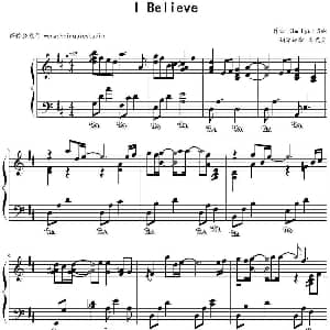 I Believe 钢琴谱 Kim Hyun Sek作曲 文武贝钢琴