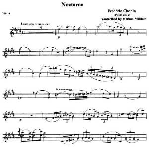 小提琴谱 | NOCTURNE