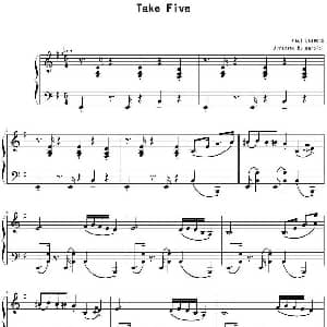 Take Five 钢琴谱