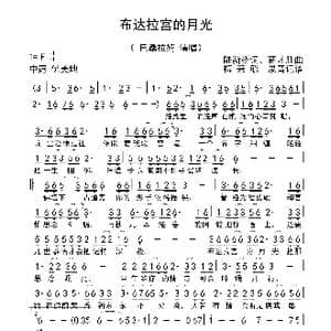布达拉宫的月光_歌曲简谱_词曲:陆新桥 蒋才胜