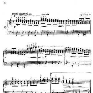 电子琴谱 | 车尔尼手风琴练习曲集 第Ⅳ册 第10 11首